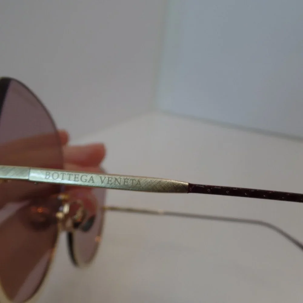 BOTTEGA VENETA Made Italy BV02045 004 New Elegant Sunglasses Purple Colored Lens - Picture 13 of 15